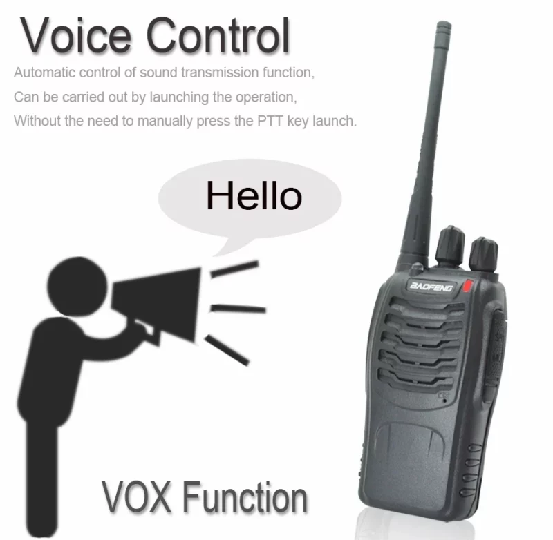 3PCS Walkie Talkie Originele Baofeng BF888S 5W BF-888S 5KM UHF Transceiver Draagbare Twee Manier Radio BF 888S Intercom Walkie-talkie - Image 3