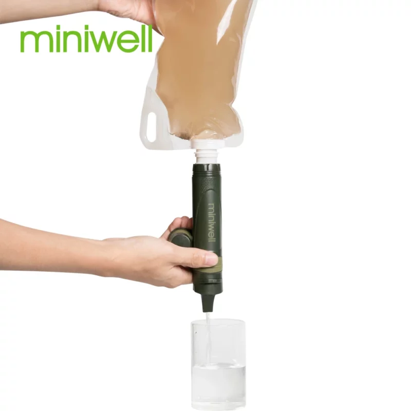 Miniwell L600 Outdoor Survival Kampeeruitrusting Draagbare Strowaterfilter - Image 3