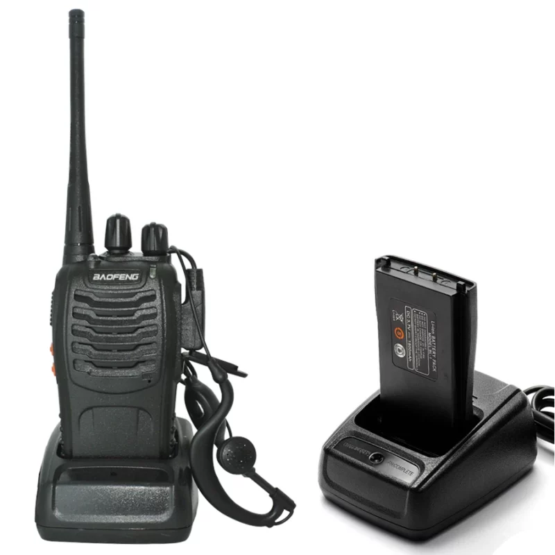 3PCS Walkie Talkie Originele Baofeng BF888S 5W BF-888S 5KM UHF Transceiver Draagbare Twee Manier Radio BF 888S Intercom Walkie-talkie - Image 5