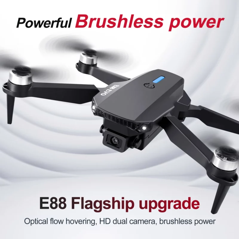 Nieuwe 2024 E88 Evo Upgrade Uav Krachtiger Borstelloze Motor 4K Professionele Hd-Camera Onze Motoren Zijn Duurzamer dan Andere - Image 2