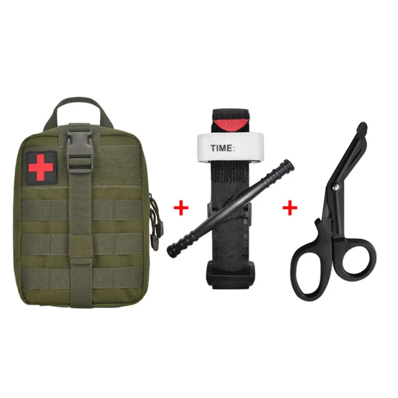 Tactische Kat EHBO-Kit Noodpakket Outdoor Draagbare Bergsport Pocket Training Tourniquet Set Veldkamp Opbergtas - Image 6