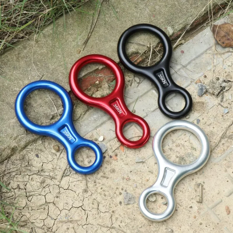 Rotsklimmen Afduwer 35kn Figuur 8 Woord Touw Daler Klimring Bergafwaarts Acht Ringuitrusting Klimapparatuur - Image 4