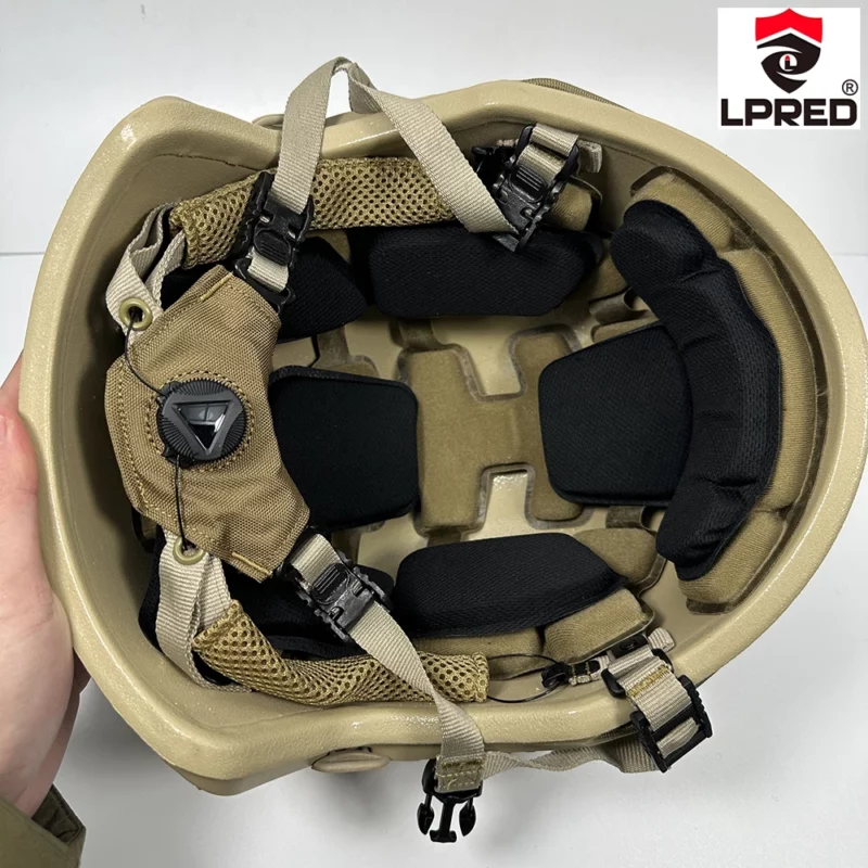 Lpred Snelle 100% Aramide Hoog Gesneden Ballistische Helm Niveau Nij Iiiia Kogelvrije Snelle Helm Legerhelm. 44 Met Wendy 3.0 2024 Nieuw - Image 4