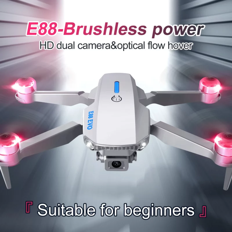 Nieuwe 2024 E88 Evo Upgrade Uav Krachtiger Borstelloze Motor 4K Professionele Hd-Camera Onze Motoren Zijn Duurzamer dan Andere
