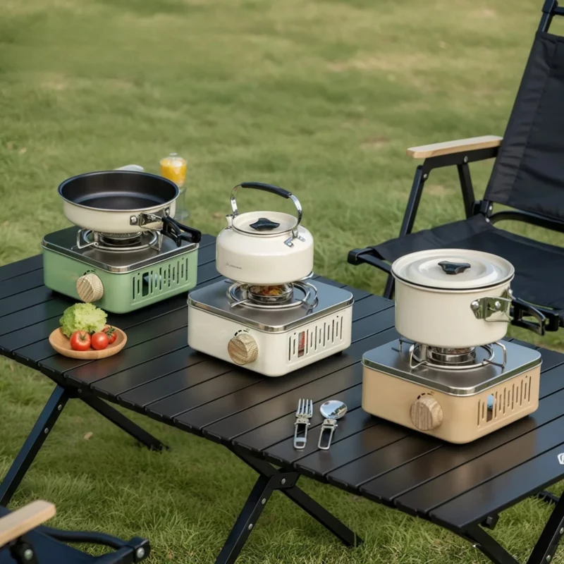 Kampeerbenodigdheden Campinggasfornuis 2800W Hoge vuurkracht Draagbare cassetteoven 캠핑 Itt Outdoor gasbrander Picknickkamp - Image 9