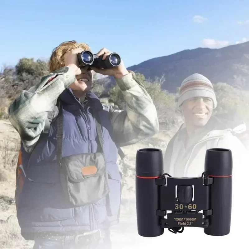30x60 compacte zoomverrekijker Lange afstand 1000m Opvouwbaar HD Krachtige mini-telescoopOptiek Jacht Sport Kamperen Toerisme Buiten - Image 4