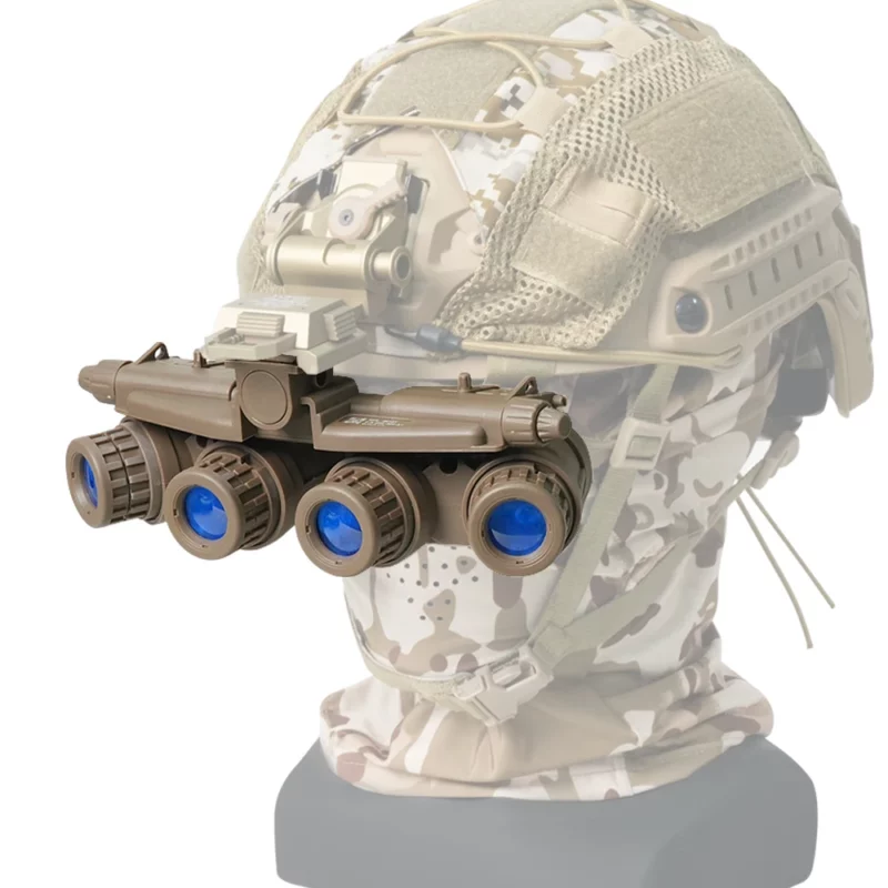 BOOIU Tactische Helm GPNVG18 Vier-ogen Nachtkijker Model met Batterij Case CS NVG Model Jachthelm Accessoires