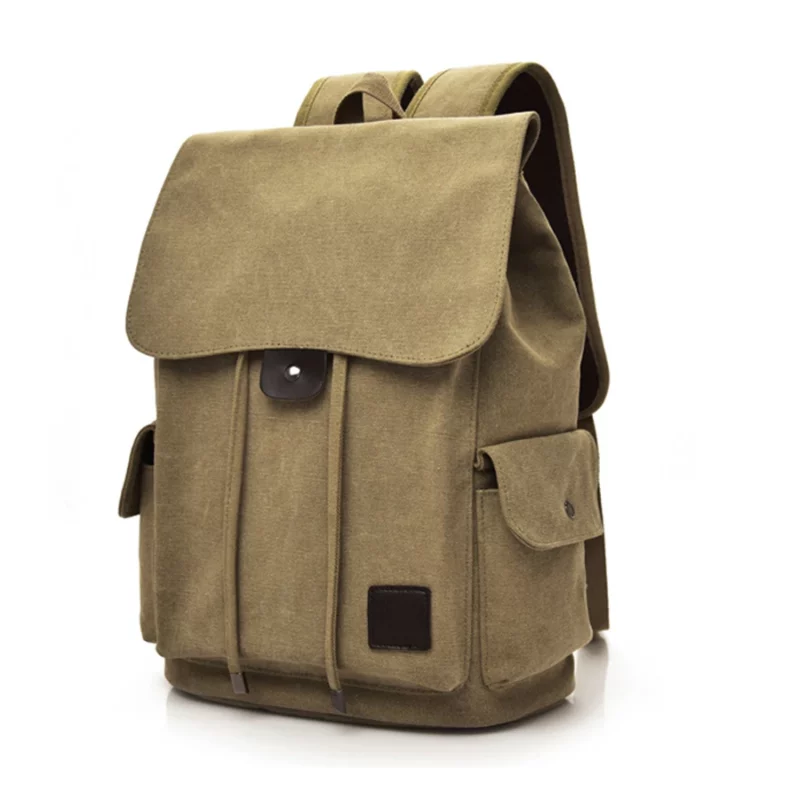 Nieuwe Hoge Kwaliteit Canvas Mannen Rugzak Grote Schouder Schooltas Rugzak Voor Jongens Reizen Mode Camping Tassen Mode Eenvoudige Tassen - Image 2