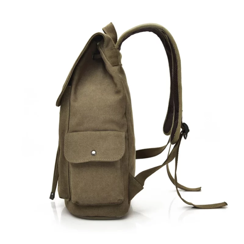 Nieuwe Hoge Kwaliteit Canvas Mannen Rugzak Grote Schouder Schooltas Rugzak Voor Jongens Reizen Mode Camping Tassen Mode Eenvoudige Tassen - Image 4