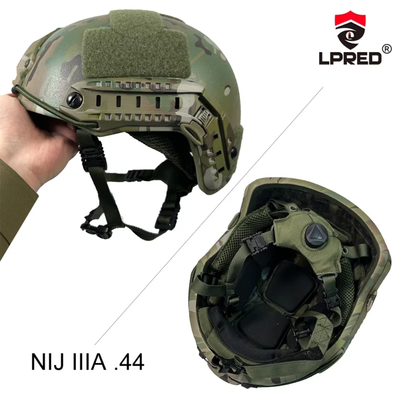 Lpred Snelle 100% Aramide Hoog Gesneden Ballistische Helm Niveau Nij Iiiia Kogelvrije Snelle Helm Legerhelm. 44 Met Wendy 3.0 2024 Nieuw