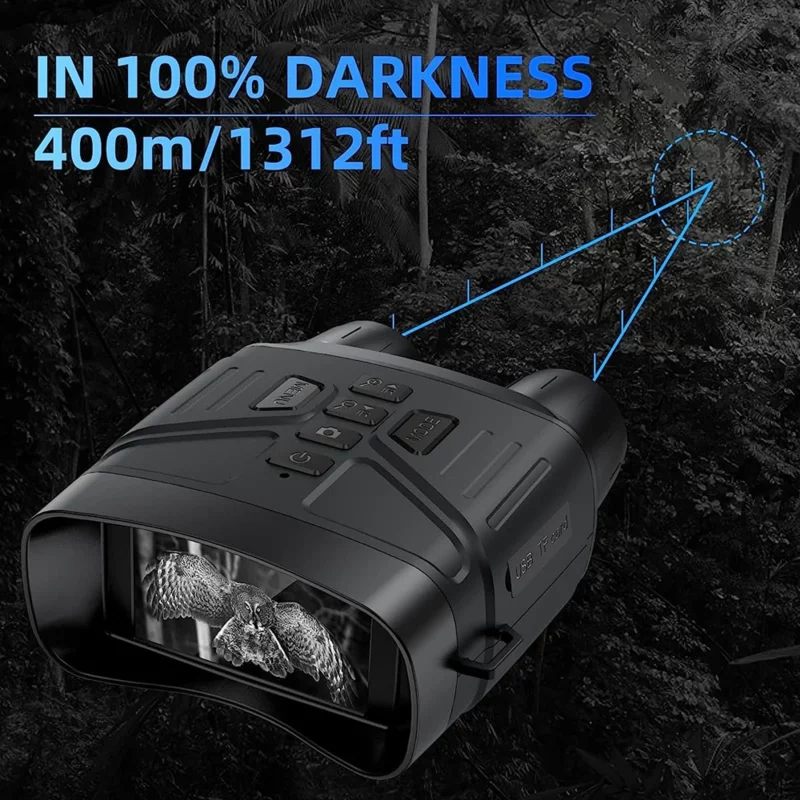 5x Digitale Zoomverrekijker, 4K Hd Infrarood 300M Nachtzichtapparaten, 4000Mah Batterij Telescoop Voor Vogels Kijken, Kamperen, Jagen - Image 6