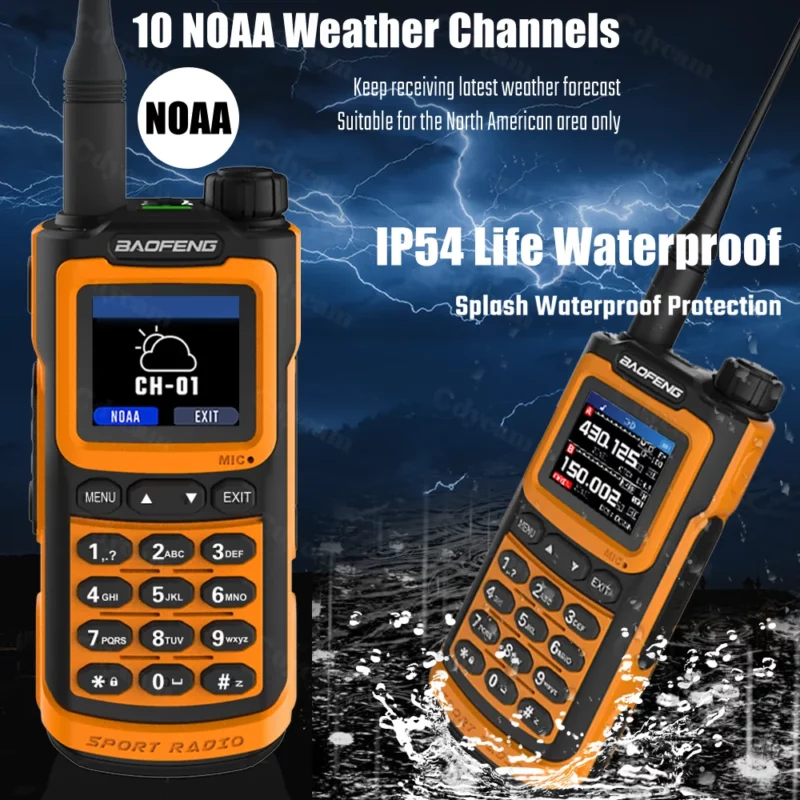 2025 Baofeng UV-G30 Pro Walkie Talkie Lange afstand Draagbare 1000-kanaals Ham FM-radio's UHF VHF USB-C Opladen 2-weg radio Waterdicht - Image 3