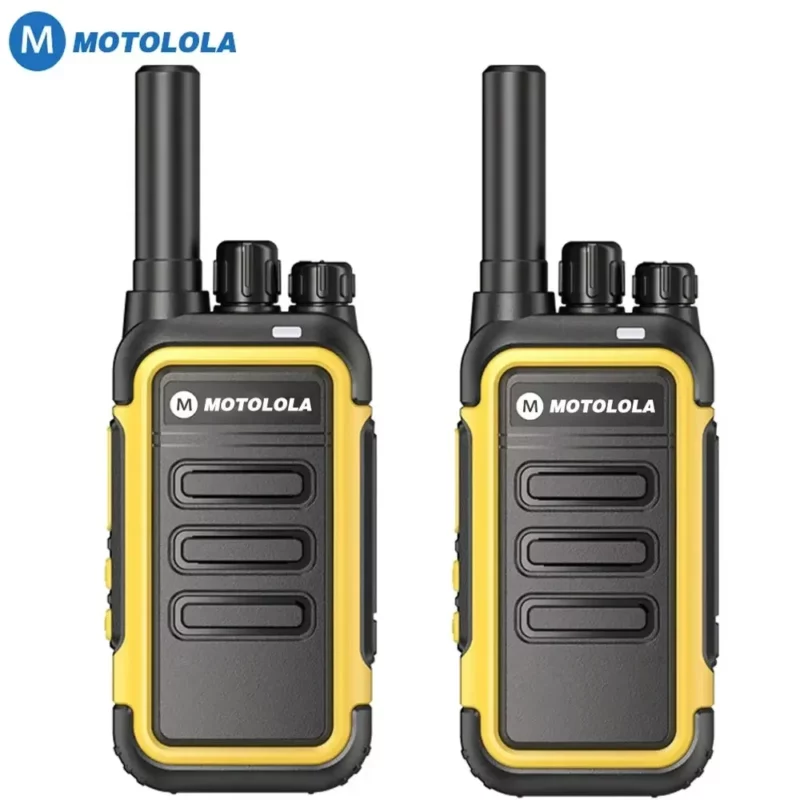 Motolola 2 Stuks Mini Walkie Talkie Draagbare Tweerichtingsradio UHF Transceiver Set Walkie-talkies Radio Walkie Talkie Lange afstand COD